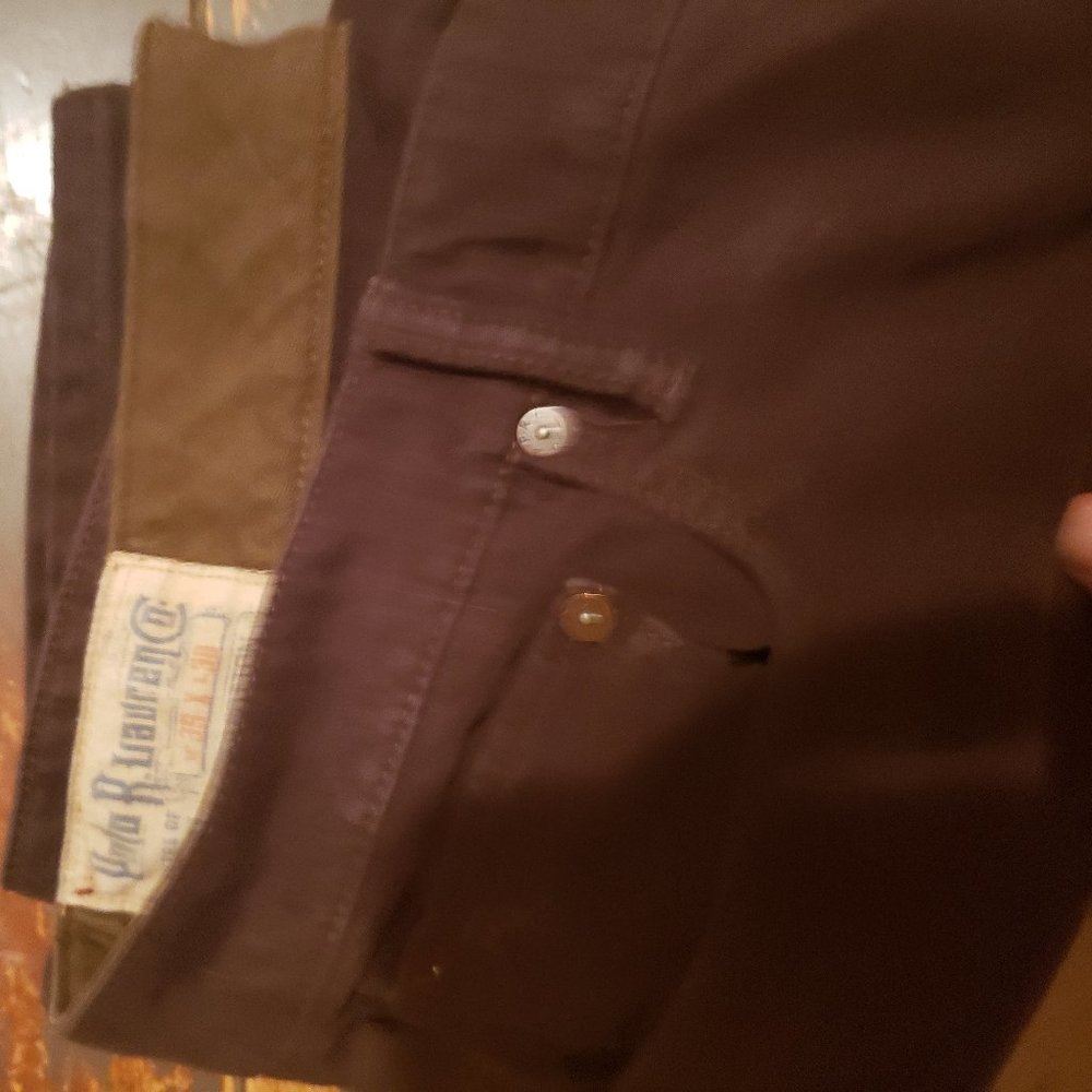 polo ralph luaren brown jeans